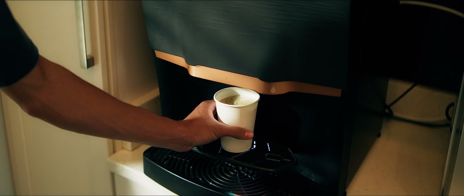 Apartment community coffee bar served by Aroma Coffee Service