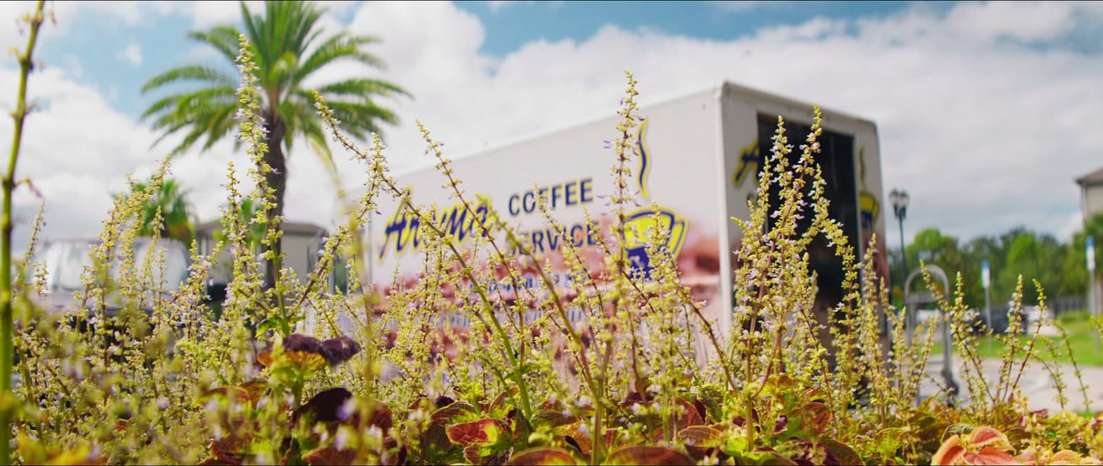 Apartment community coffee bar served by Aroma Coffee Service