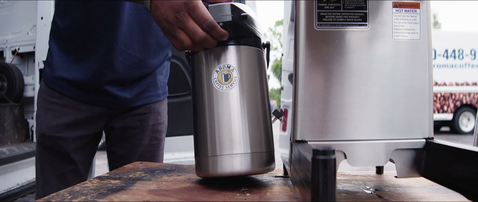 The Aroma Coffee Service team across Southwest Florida
