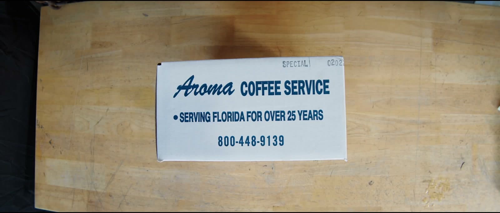 Aroma Coffee Service delivering across Southwest Florida